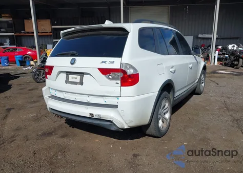 2006 BMW X3 3.0I z USA, uszkodzony, nr VIN WBXPA93486WD26557
